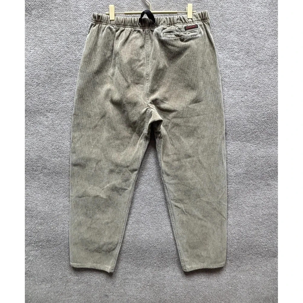 Gramicci USA Men's Medium Corduroy Ribbed Pants Straight Leg Vintage VTG Belted